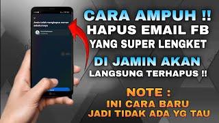 CARA PALING AMPUH CUMAN ADA DI VIDIO INI - CARA HAPUS EMAIL LENGKET DI FB 2024