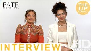 Elisha Applebaum & Paulina Chávez  interview on Fate The Winx Saga season 2