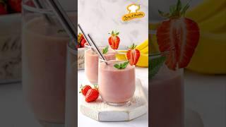 Strawberry Banana Smoothie  Strawberry Juice  Tasty and Healthy