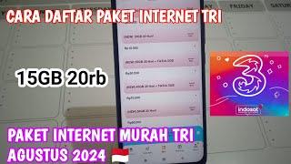 CARA DAFTAR PAKET INTERNET TRI 2024  INTERNET MURAH KARTU TRI 2024