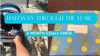 MY 6 MONTH GOALS CHECK IN - halfway through the year