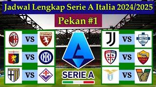 Jadwal Liga Italia Pekan 1 - Juventus vs Como - Serie A Italia 20242025