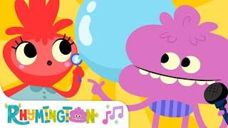 Lets Blow A Bubble  Bubbles Song for Kids  Rhymington Square