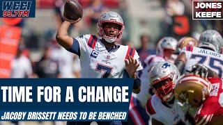 Why the Patriots need to play ANYONE but Jacoby Brissett  Jones & Keefe