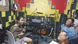 Bonding sa Tag-ulan_Back-up vocal rehearsal.Mamamia Song