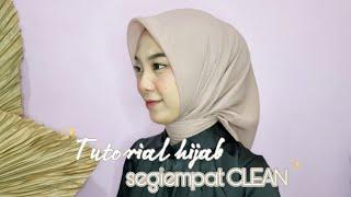 TUTORIAL HIJAB SEGI EMPAT CLEAN  RAPI ANTI LEPEK SIMPLE @SreezyAnugrahR