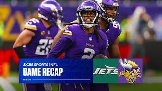 Vikings HOLD OFF Jets in London to remain undefeated  Game Recap