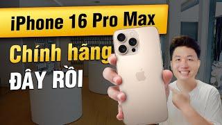 Trên tay iPhone 16 Pro Max chính hãng QUÁ ĐẸP  Thế Giới Di Động