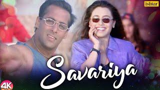 Savariya -4K Video  Kahin Pyaar Na Ho Jaaye  Salman KhanRani MukherjeeJackie Shroff  90s Songs