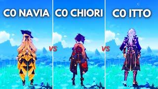 Who is the BEST GEO DPS?? Chiori vs Navia vs Itto   Genshin Impact 