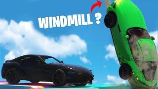 Windmills Made Everyone Rage Hard  Gta 5 Stunt Race - Black Fox