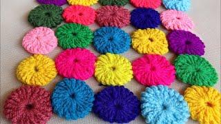 WOW  Multi Color Woolen Rumal Making  Crochet Thalposh Woolen Rumal Making  Thalposh