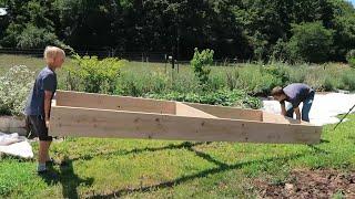 Farm To Table Shepherds Pie and Our FIRST Main Crop GARDEN BED