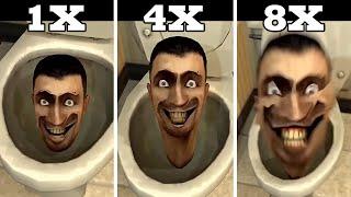 Skibidi Toilet but it keeps getting faster Sped Up