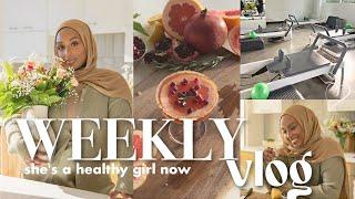 WEEK IN MY LIFE  daily workout tips clean eating pilates farmers market & girls night