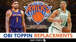 Obi Toppin REPLACEMENTS Knicks Free Agency & Trade Targets Ft. Grant Willians & PJ Washington