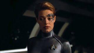 Seven of Nine is willing to explore her humanity with Harry Kim  HD  AI Upscaling