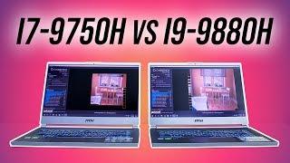 Intel i7-9750H vs i9-9880H - 6 vs 8 Core Comparison