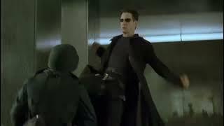 The Matrix Lobby Shootout The Matrix