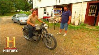 American Pickers TRIUMPH MOTORCYCLE AMPS MIKE UP Season 3  History