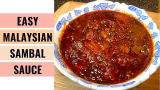 MALAYSIAN SAMBAL Sauce Spicy Food Lovers Must Have  Aunty Mary Cooks 