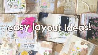 7 layout ideas for junk journal pages examples & my top tips