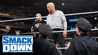 The NYPD escorts Cody Rhodes Randy Orton and Kevin Owens out SmackDown highlights June 28 2024