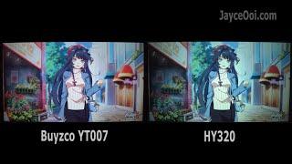 Buyzco YT007 vs HY320 BlitzWolf V5 Wanbo X5 Wanbo New T2 Max & Everycom HQ10W