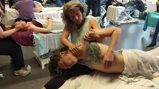 Highlights of Tracey Windmill at the World Massage Championships in Copenhagen