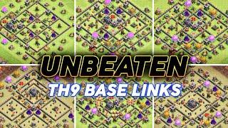  Top 10  Townhall 9 WarTrophyFarming Base Links  New Town Hall 9 Base Designs - Clash Of Clans