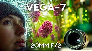 Vega-7 20mm f2  Вега-7  Cheap and fun macro lens