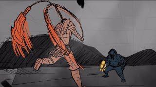 KRATOS VS THOR God of War Ragnarok ANIMATION  Animated by Uzochukwu Njkou  Audio by Creshen