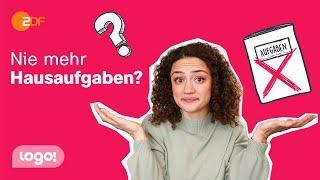 Kann man Hausaufgaben abschaffen?  logo einfach erklärt