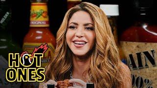 Shakira Howls Like a She-Wolf While Eating Spicy Wings  Hot Ones