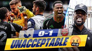 3 LOSSES AT HOME IN A ROW IS UNACCEPTABLE  IM FUMING Tottenham 0-1 Arsenal EXPRESSIONS REACTS