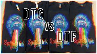 DTF vs DTG  Whats the Difference?  We Try DTF Transfers for the First Time