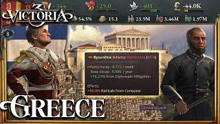 How Greece Became A Modern Empire Through War  Victoria 3 Greece Byzantium Narrative RP Campaign #3