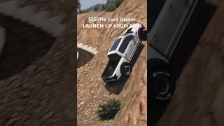 1350Hp Ford Raptor LAUNCH UP CLIFF #trx #ram #srt #srt8 #trackhawk #dodge #1000hp #hellcat #fastcar