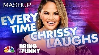 Every Time Chrissy Teigen Laughs in Season 1 - Bring The Funny Mashup
