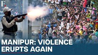 India Manipur Imposes Indefinite Curfew Cuts Internet After Protesters Clash With Police