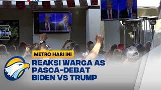 Reaksi Warga AS Pasca Debat Capres 2024 Pertama Trump VS Biden
