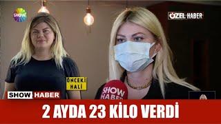 2 ayda 23 kilo verdi