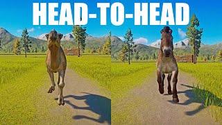 Dromedary Camel vs Przewalskis Horse A Head to Head Speed Race in Planet Zoo