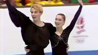 Maya Usova and Alexander Zhulin - 1992 Albertville Olympics Exhibition - A Paris Autumn Leaves