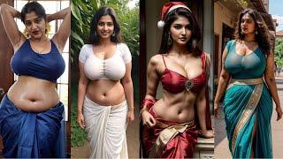 4k ai Indian hot girls lookbook  ai art  #ai #princess #aiart #lookbook #saree #plussizemodel