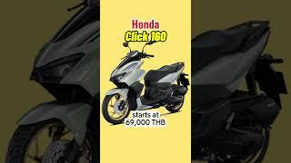 Honda Click 160 #scooter #motorcycle #honda #click160 #thailand