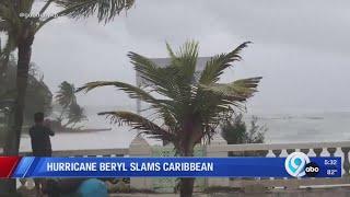 Hurricane Beryl slams Caribbean