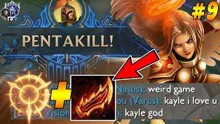 True ELO HELL 1v9 Carry  STOP PLAYING KAYLE WRONG PENTAKILL GUARANTEED Iron IV to Diamond Ep #9