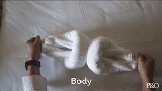 How to Make a Rabbit Towel Animal  P&O Cruises Australia