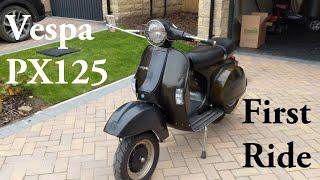 Vespa PX125 First Ride